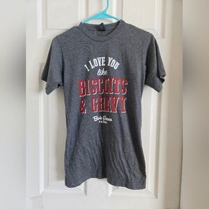 Bob Evans Women's Grey Biscuits And Gravy Tee